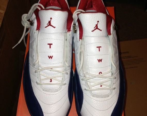 air-jordan-xii-low-mike-bibby-2004-olympic-pe-03 Air Jordan XII Low: Mike Bibby 2004 Olympics PE