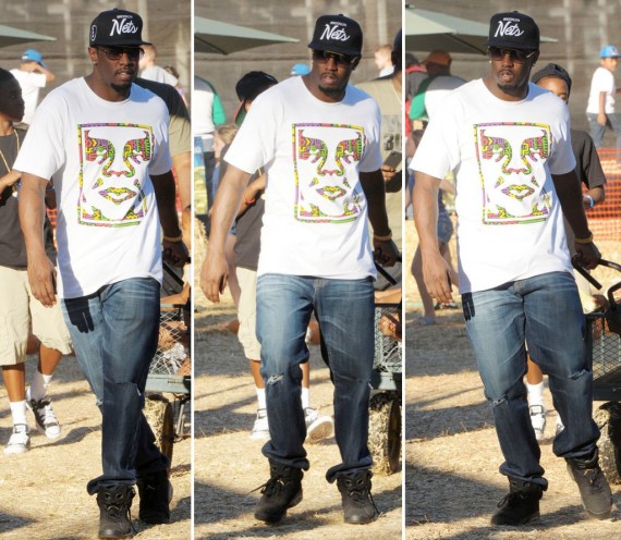 diddy-wearing-air-jordan-vi Diddy Wearing Air Jordan VI Defining Moments Pack