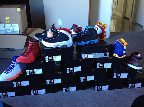 kendall-marshall-air-jordan-package-01 Kendall Marshalls Holiday 2012 Air Jordan Retros