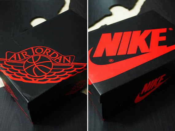 Air Jordan 1 Retro High: 2013 Packaging Comparison