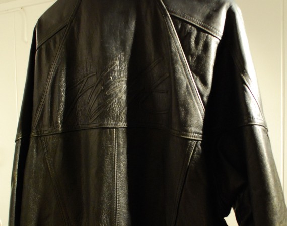 Vintage Gear: Air Jordan Flight Black Leather Jacket