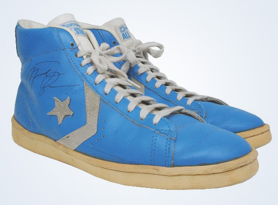 converse-pro-leather-michael-joran-game-worn-pair Converse Pro Leather – Michael Jordan Game Worn Autographed OG Auction