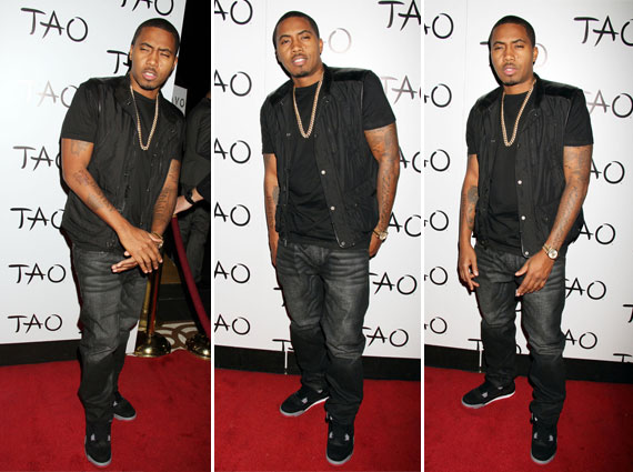 Nas Wearing Air Jordan IV Bred Nas Wearing Air Jordan IV Bred