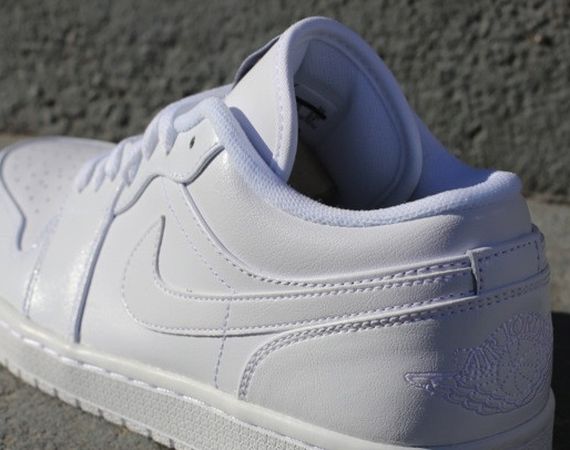 low white air jordan 1