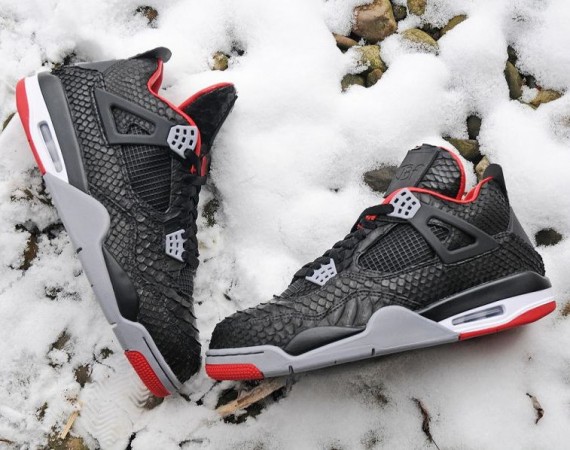 Python Air Jordan IV Customs by JBF Python Air Jordan IV Customs by JBF