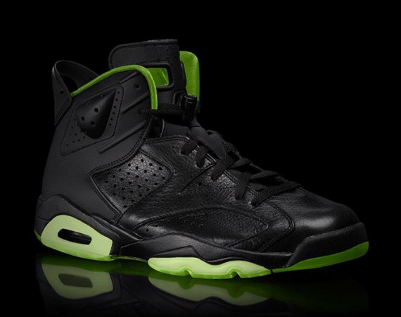 Air Jordan VI: Black/Neon Green Collection Air Jordan VI: Black/Neon Green Collection