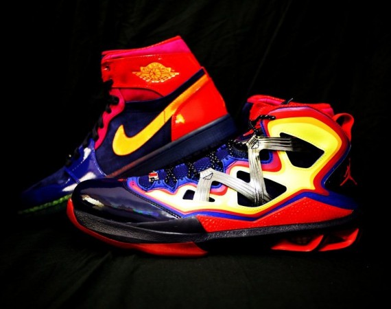 Air Jordan 1 + Jordan Melo M9 Year of the Snake Air Jordan 1 + Jordan Melo M9 Year of the Snake