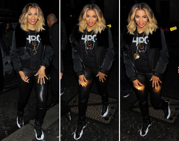 Ciara Wearing Air Jordan XII Playoffs Ciara Wearing Air Jordan XII Playoffs