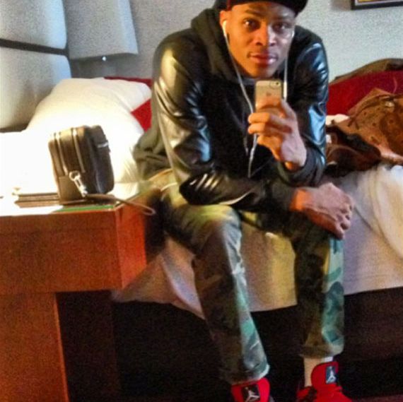 russell westbrook wearing jordans