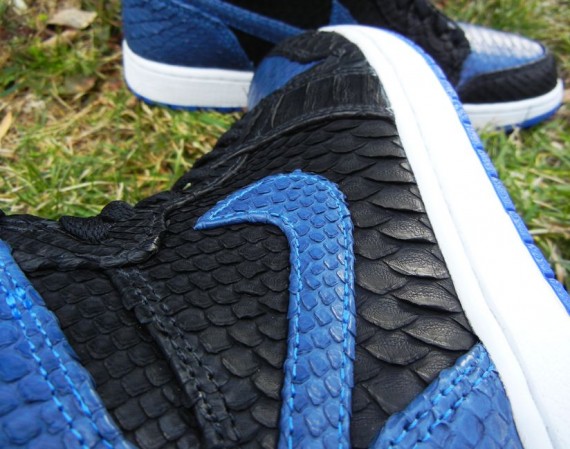 Air Jordan 1 “Royal Python” Customs by JBF Air Jordan 1 “Royal Python” Customs by JBF