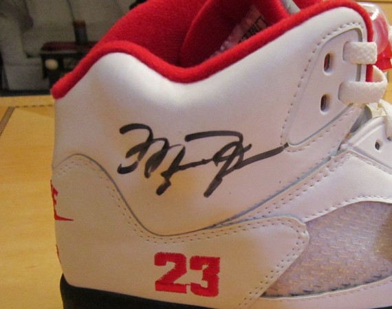 Air Jordan V: Limited Issue 1 of 100 Autographed Michael Jordan PE Air Jordan V: Limited Issue 1 of 100 Autographed Michael Jordan PE