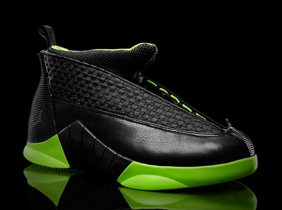 Air Jordan XV: Black/Neon Green Collection