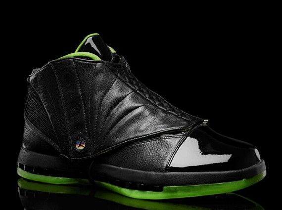 Air Jordan XVI: Black/Neon Green Collection