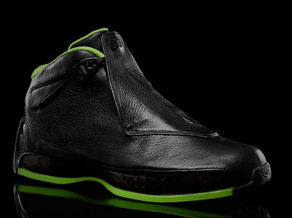 Air Jordan XVIII: Black/Neon Green Collection Air Jordan XVIII: Black/Neon Green Collection