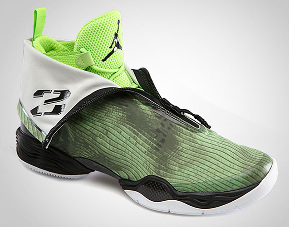 electric green and black jordans