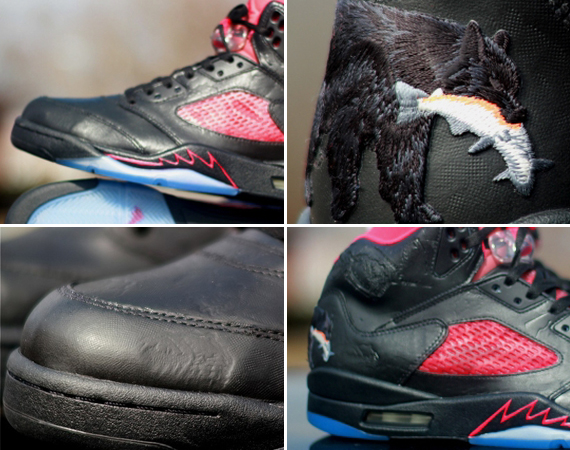 Air Jordan V: “Winnipeg” Customs by Rocket Boy Nift Air Jordan V: “Winnipeg” Customs by Rocket Boy Nift
