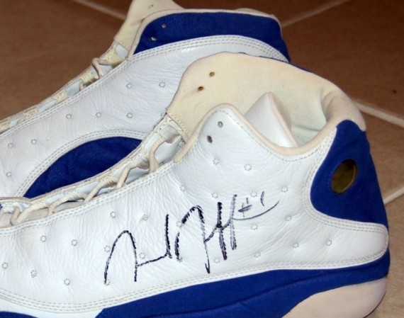 Air Jordan XIII: Jared Jeffries Autographed Wizards PE Air Jordan XIII: Jared Jeffries Autographed Wizards PE