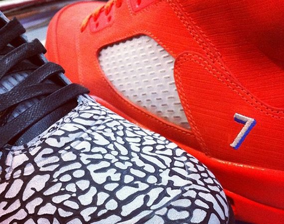 Air Jordan V: “Melo” + “Elephant” Samples Air Jordan V: “Melo” + “Elephant” Samples