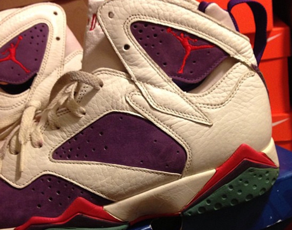 Air Jordan VII: White – Purple – Red – Green | Unreleased OG Sample Air Jordan VII: White – Purple – Red – Green | Unreleased OG Sample