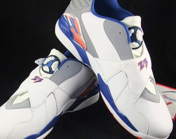 Air Jordan VIII Low: Jared Jeffries “Knicks” Home PE Air Jordan VIII Low: Jared Jeffries “Knicks” Home PE