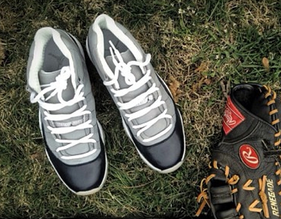 Air Jordan XI: Yankees Custom by Mache Air Jordan XI: Yankees Custom by Mache