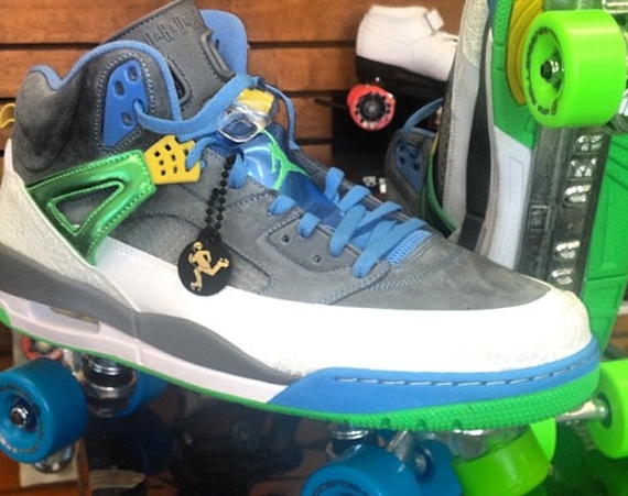 Javale McGee’s Jordan Spiz’ike Rollerskates