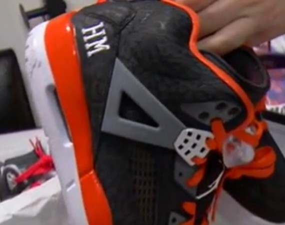 Nike Gifts Jordan Spizike iDs to Widow and Family Nike Gifts Jordan Spizike iDs to Widow and Family