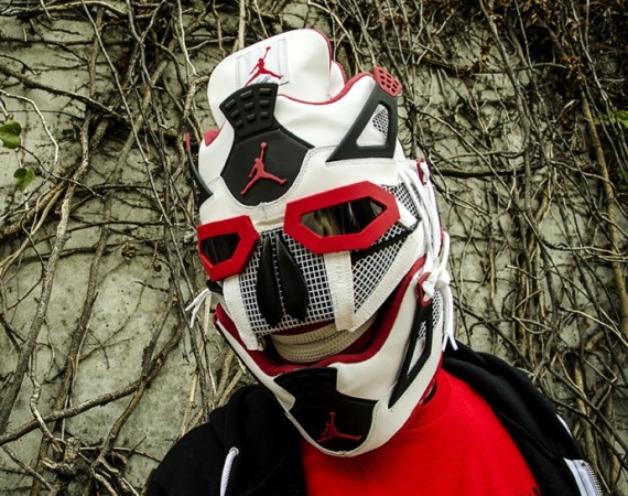 Air Jordan IV “Fire Red” Mask by Freehand Profit Air Jordan IV “Fire Red” Mask by Freehand Profit