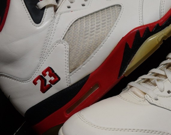 Air Jordan V: Fire Red 1990 OG on eBay Air Jordan V: Fire Red 1990 OG on eBay