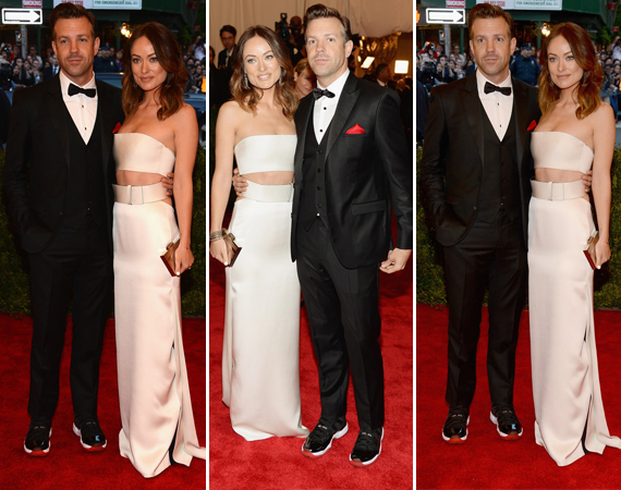 Jason Sudeikis Wearing Air Jordan XI Bred @ Met Gala 2013