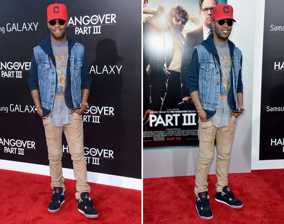 michael jordan wearing bred 4