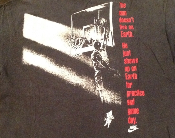 Vintage Gear: Nike Air Jordan Earth Shirt Vintage Gear: Nike Air Jordan Earth Shirt