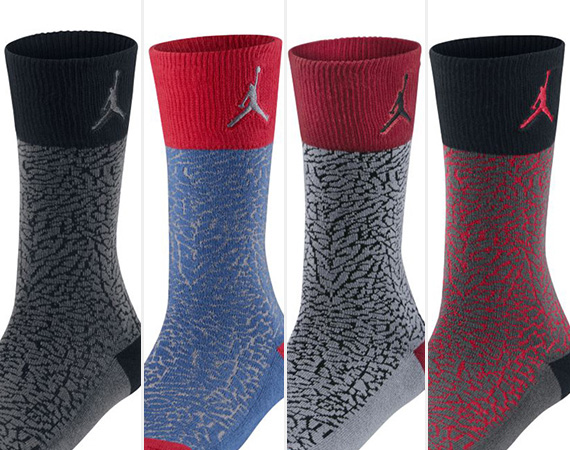 jordan elephant print socks