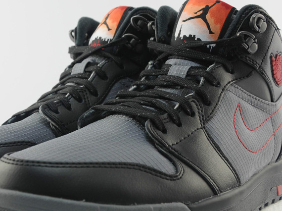 jordan 1 grey red and black