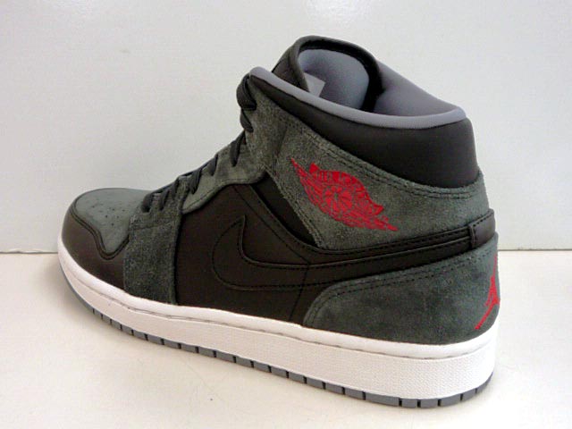 jordan 1 grey red and black