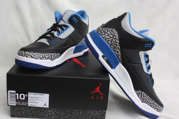 air jordan 3 retro black sport blue air jordan 3 retro black sport blue