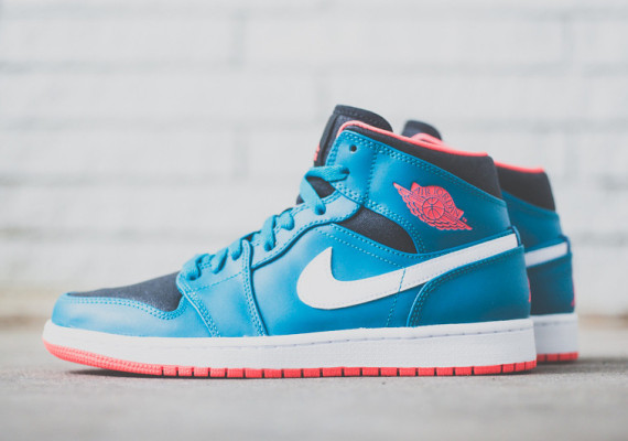 air jordan 1 teal and black