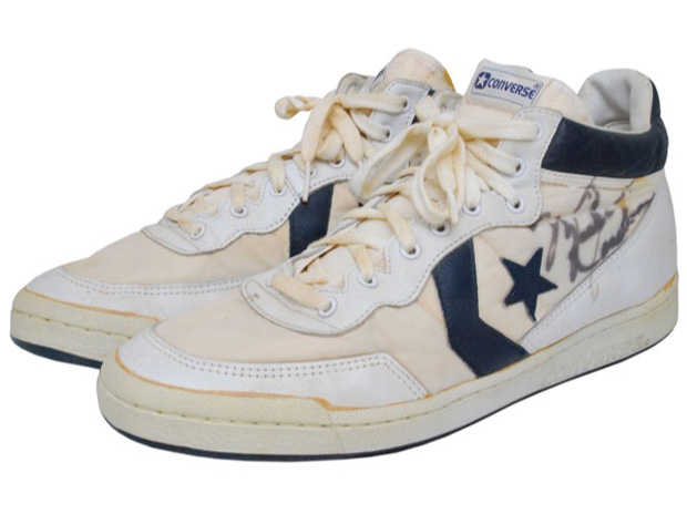 Michael Jordan Autographed Converse Shoes Michael Jordan Autographed Converse Shoes