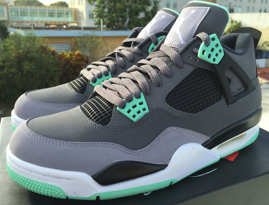jordan 4 green glow price