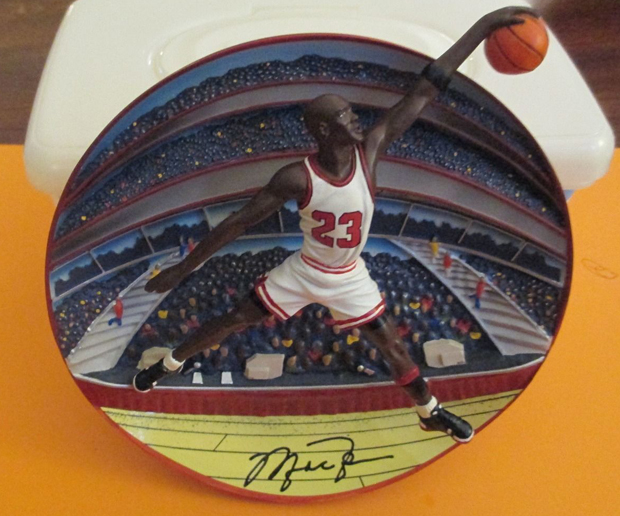 Vintage Gear Michael Jordan Upper Deck "Slam Jammer" Plate Air