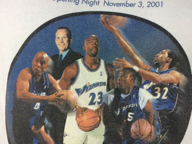 michael jordan wizards 2001