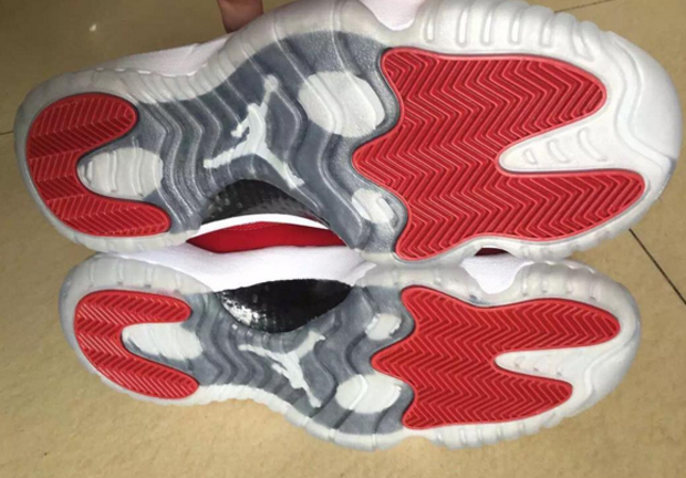 jordan 11 low red bottom