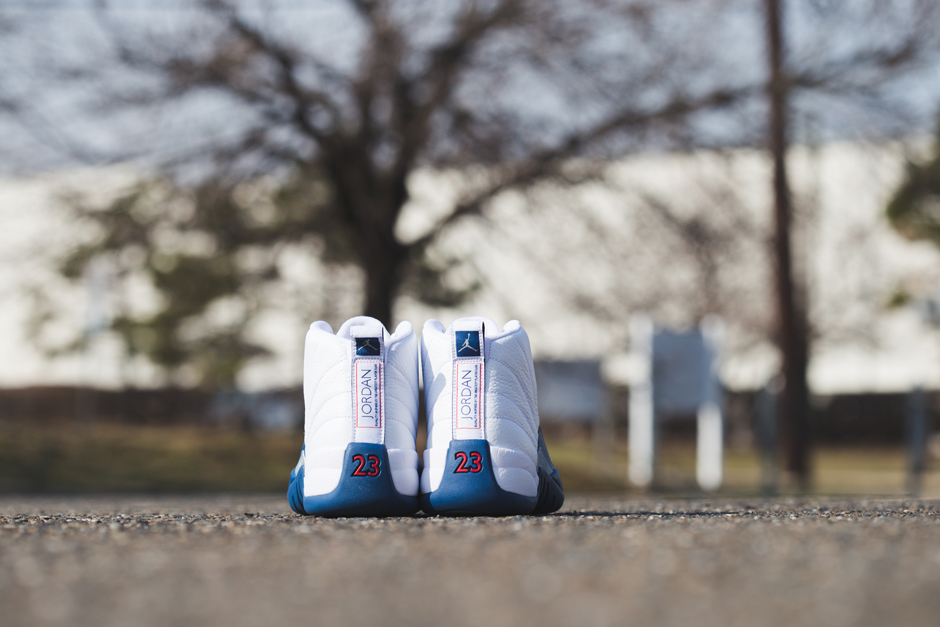 jordan 12 french blue and white