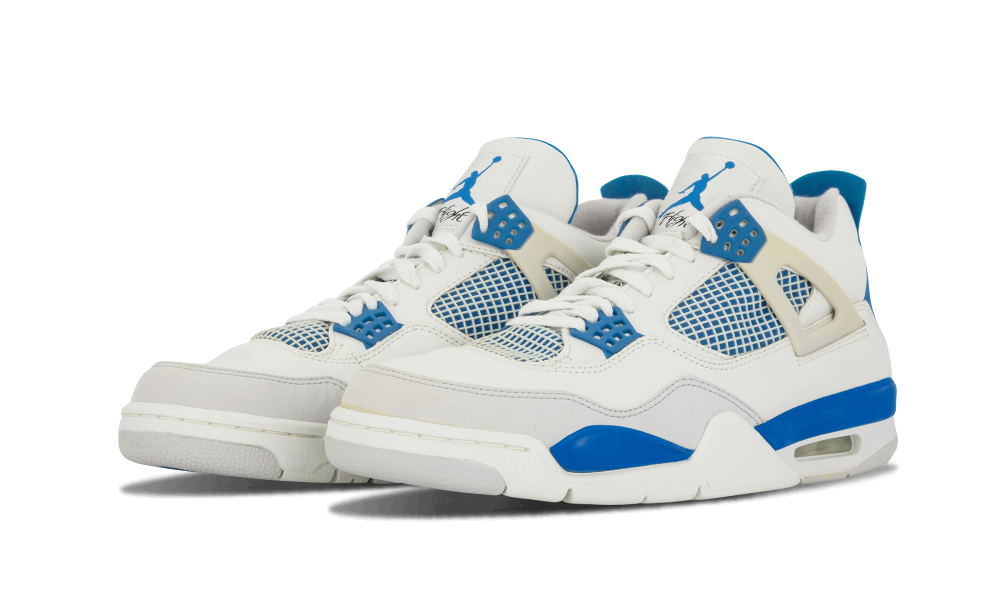 jordan 4 off white military blue release date