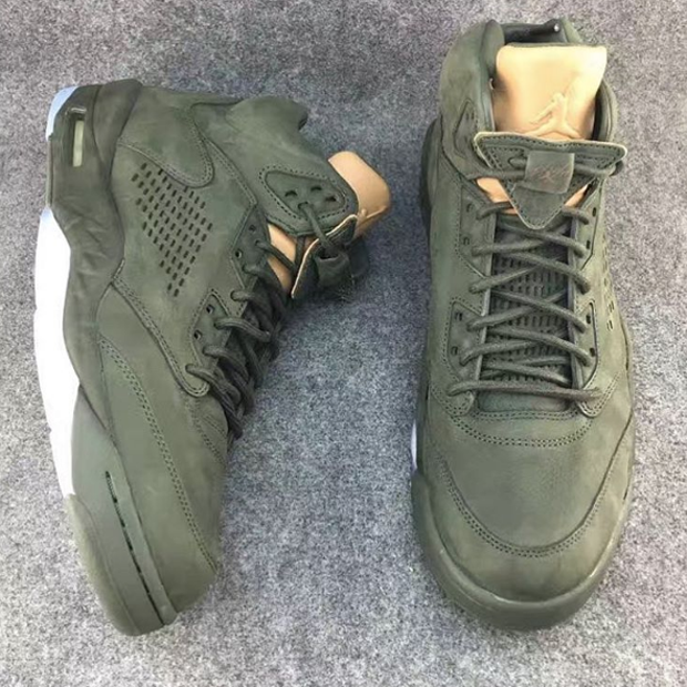 tan jordan 5s